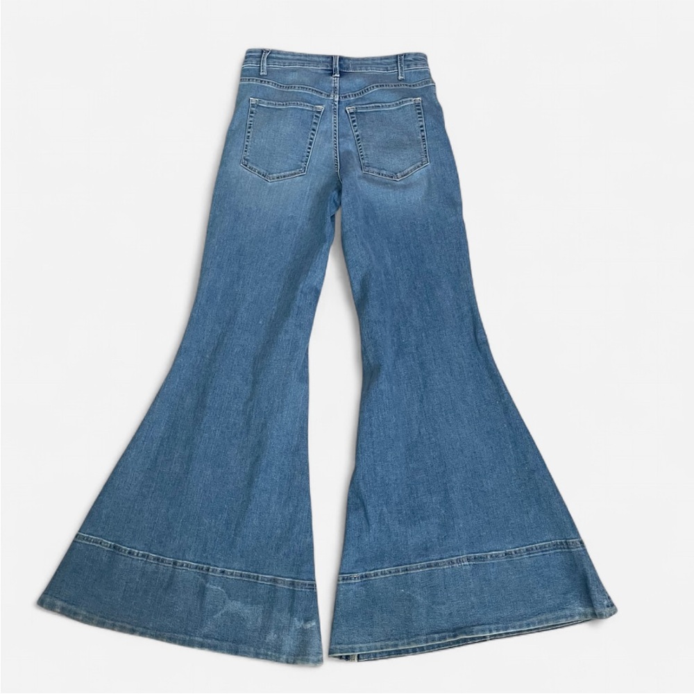 Free People We The Free La Rosa Flare Jeans Bell Bottoms Size 28 - Picture 12 of 12